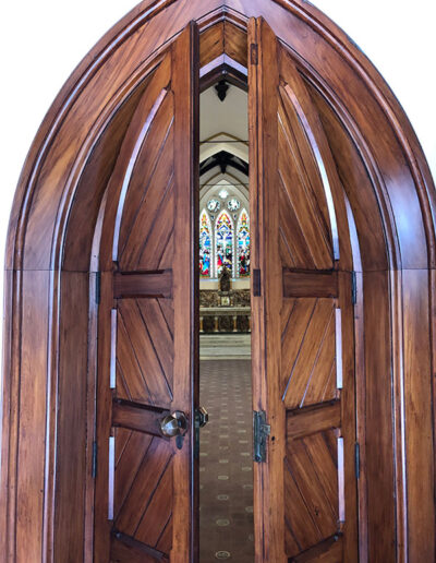 Doors to Rose Historic Chapel